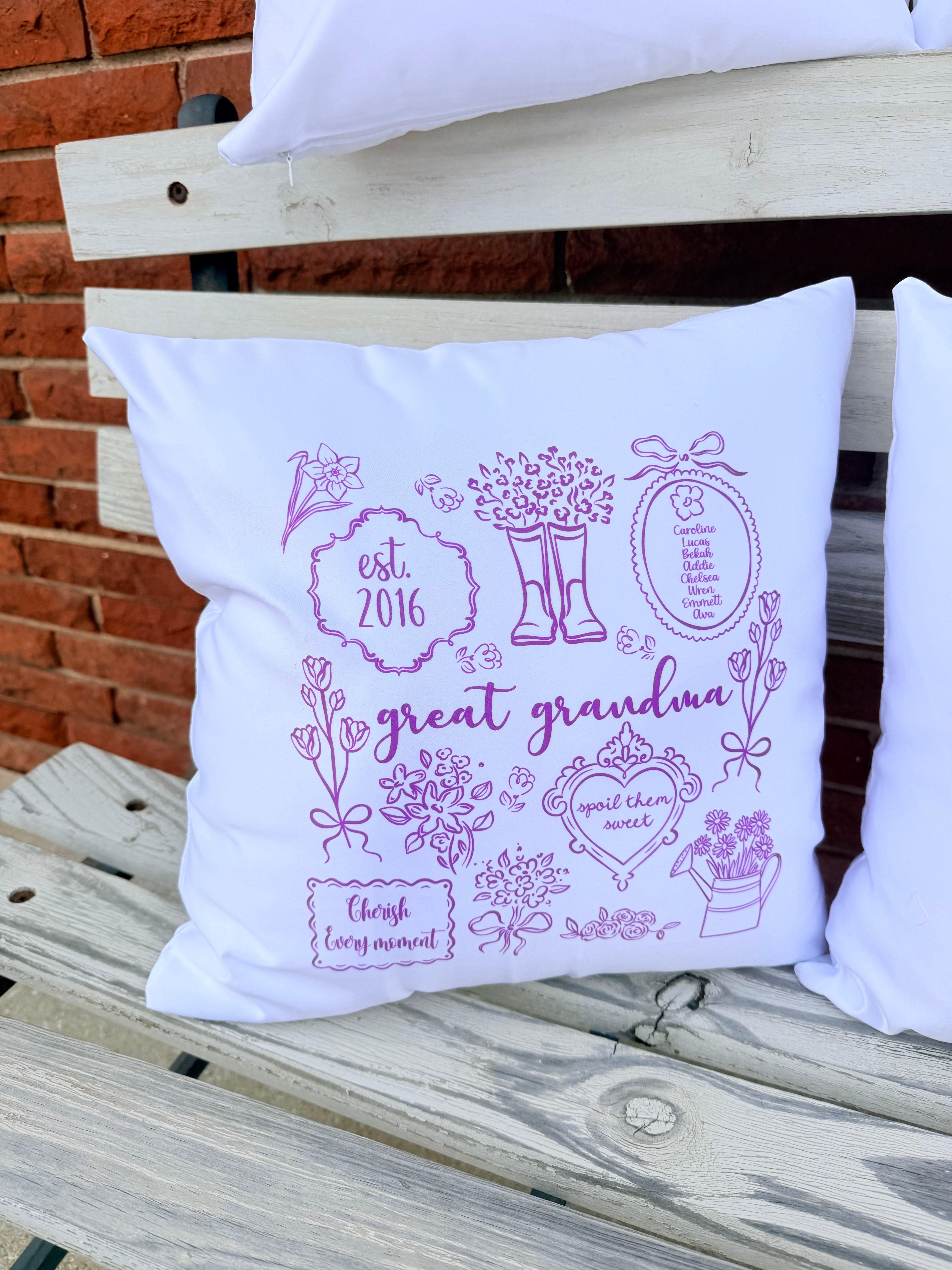 The Beanstalk Boutique Throw Pillow - Thumbnail 5