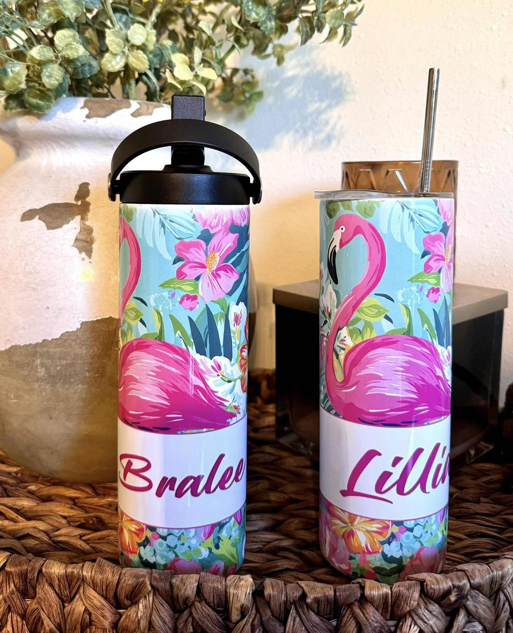 Flamingo Personalized 20oz Tumbler