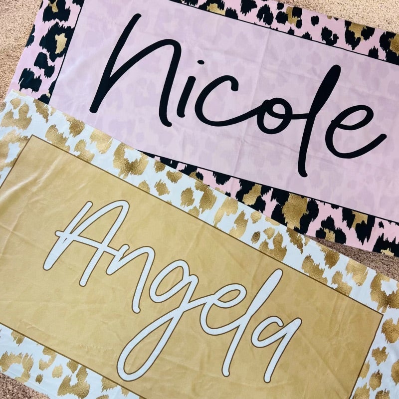 Printed Leopard Beach Towel - Thumbnail 3