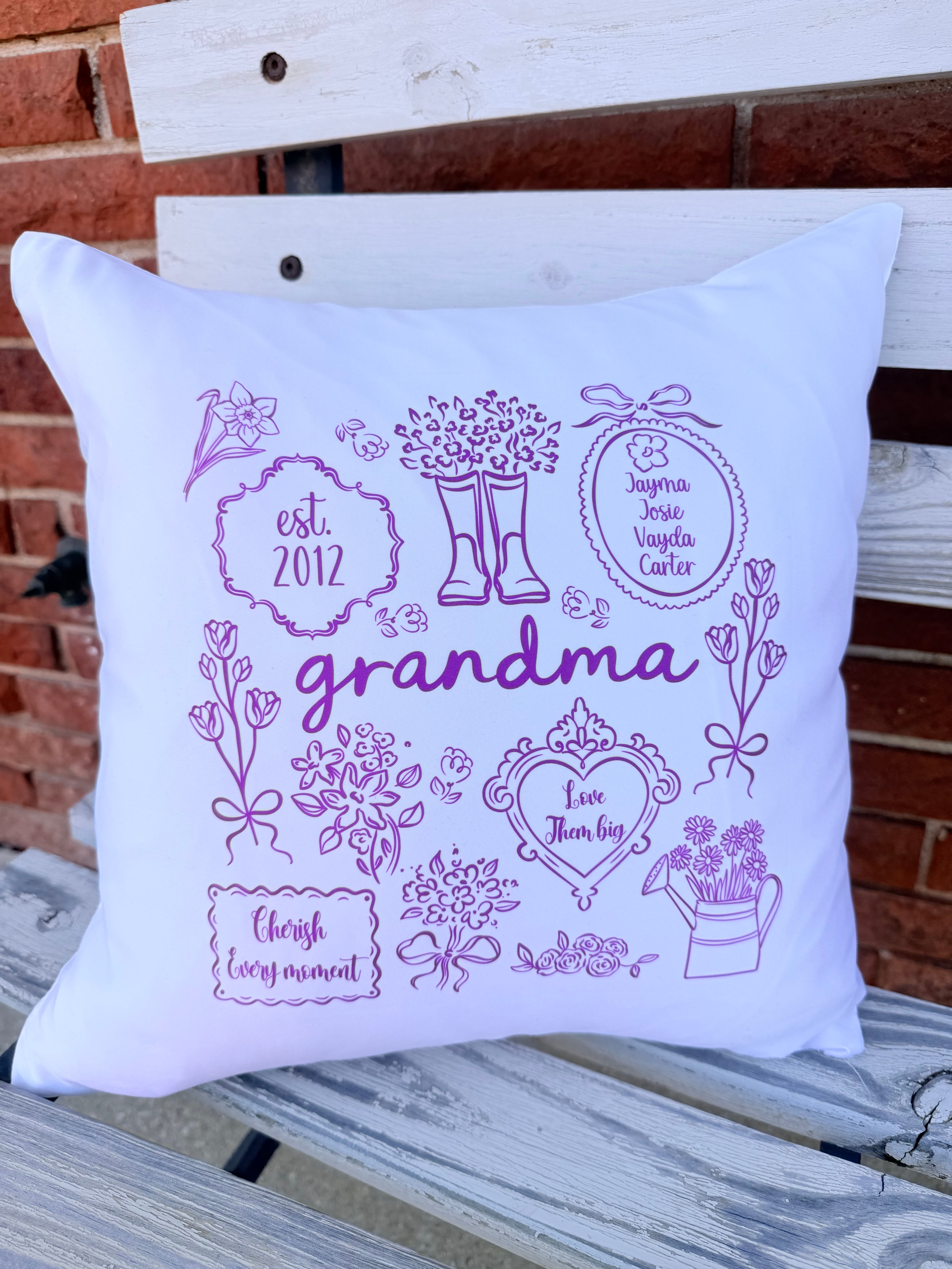 The Beanstalk Boutique Throw Pillow - Thumbnail 4