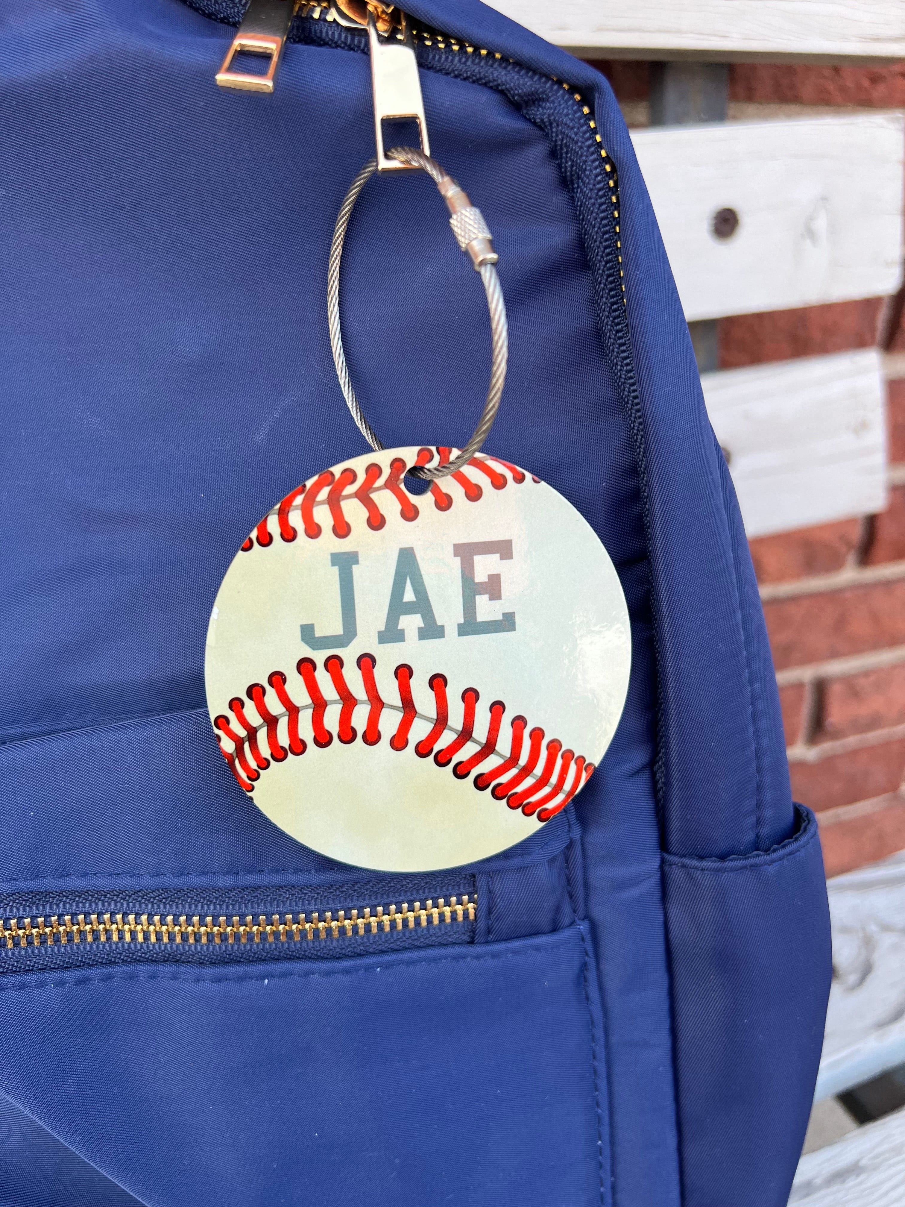 Baseball Bag Tag