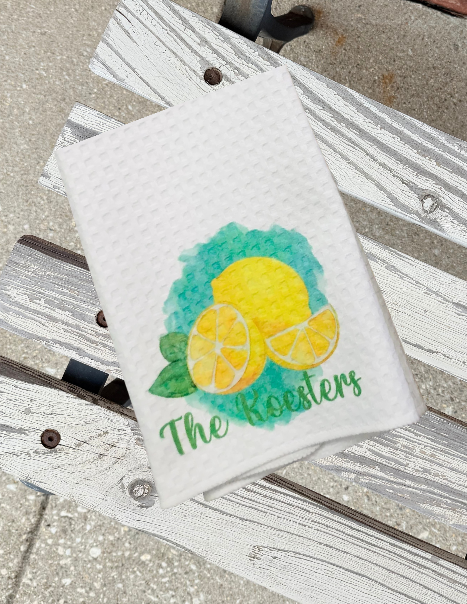 Lemon Hand Towel