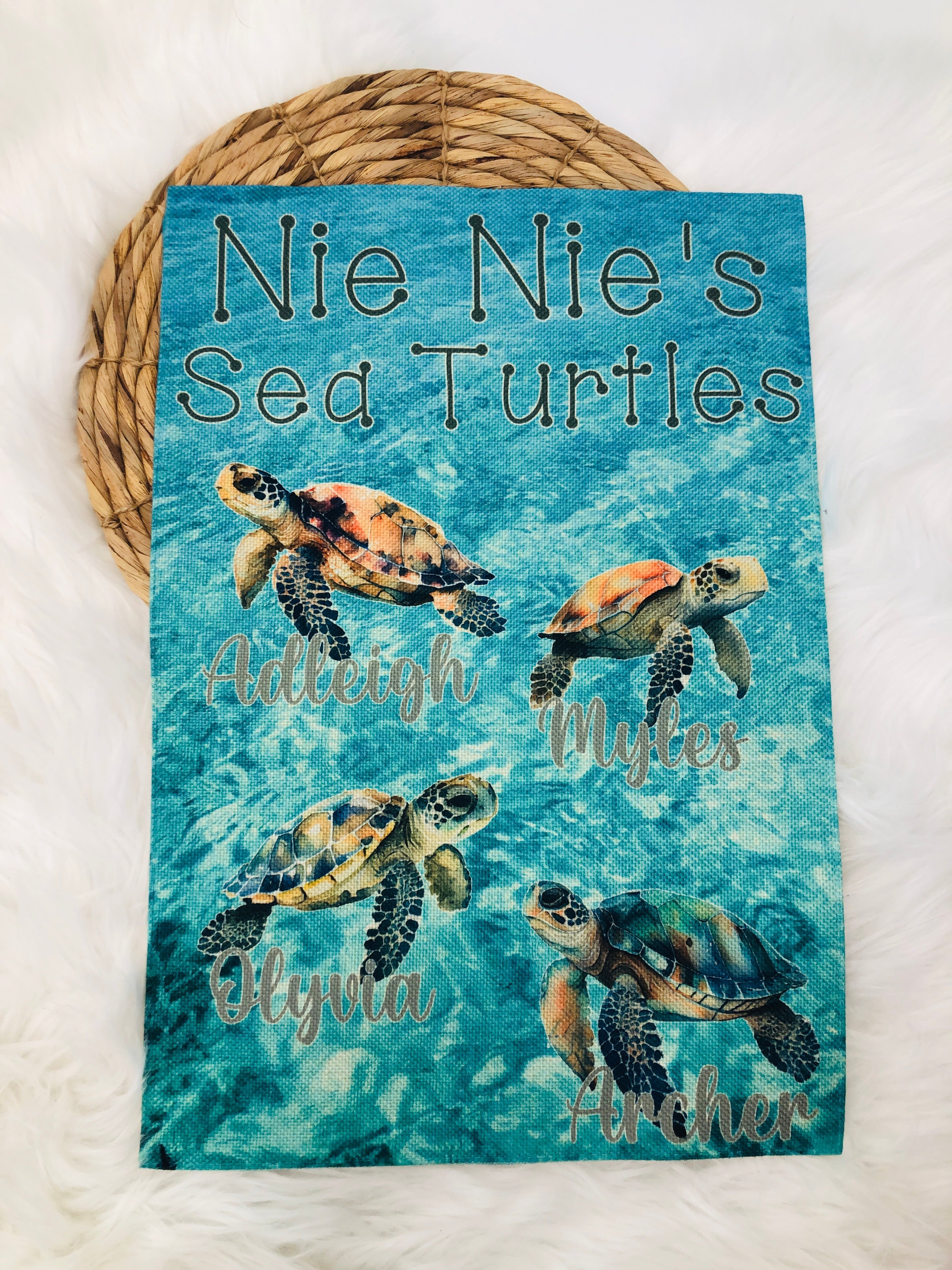 Sea Turtle Garden Flag