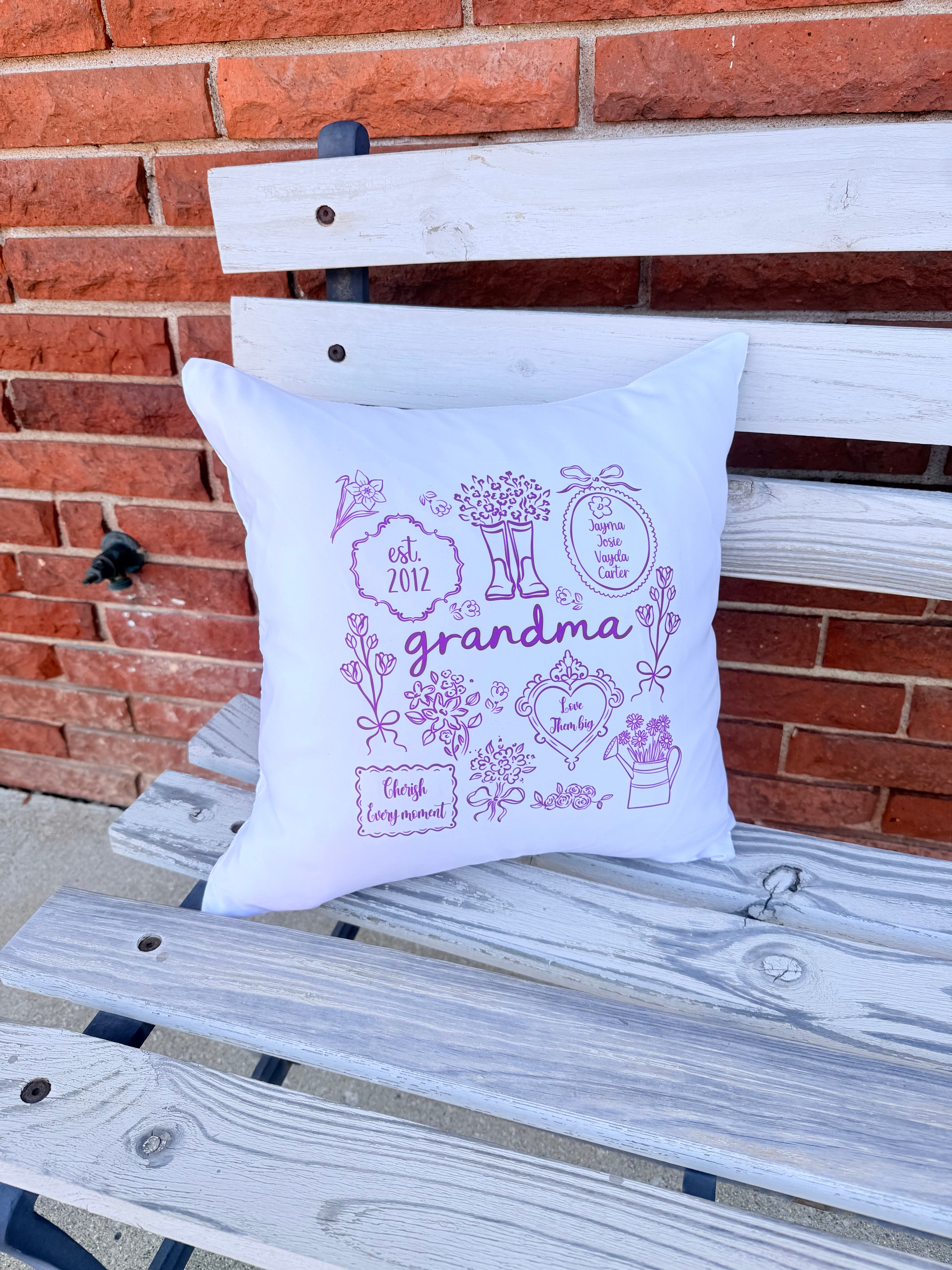 The Beanstalk Boutique Throw Pillow - Thumbnail 2
