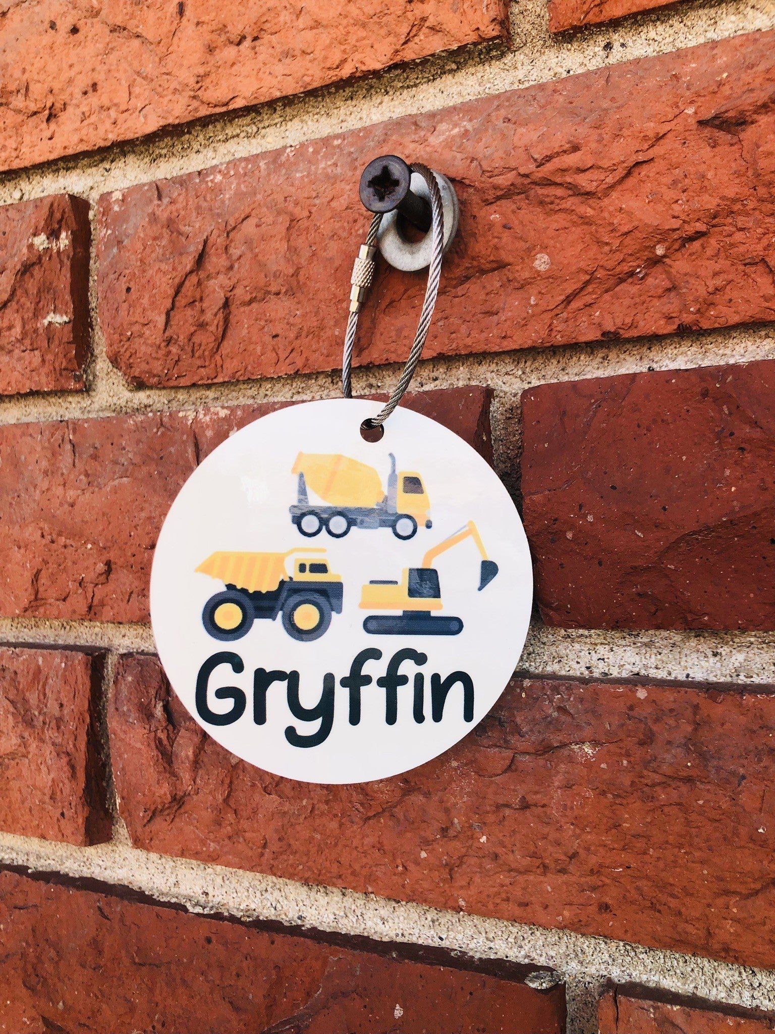 Construction Equipment Bag Tag - Thumbnail 2