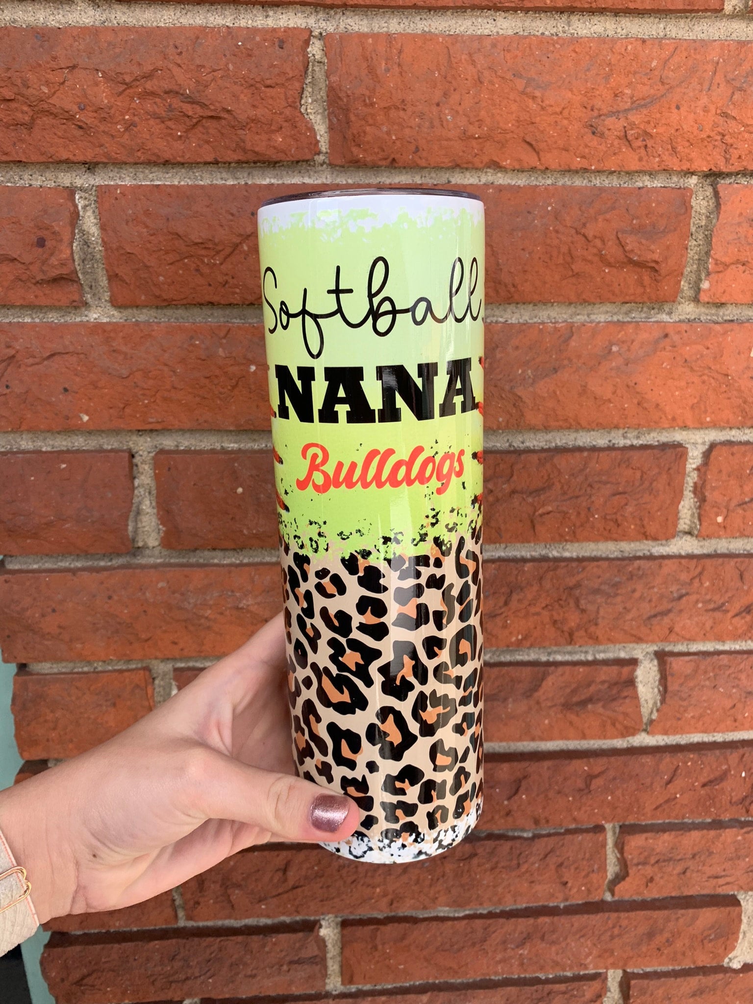Softball Nana, Mom Team name Tumbler