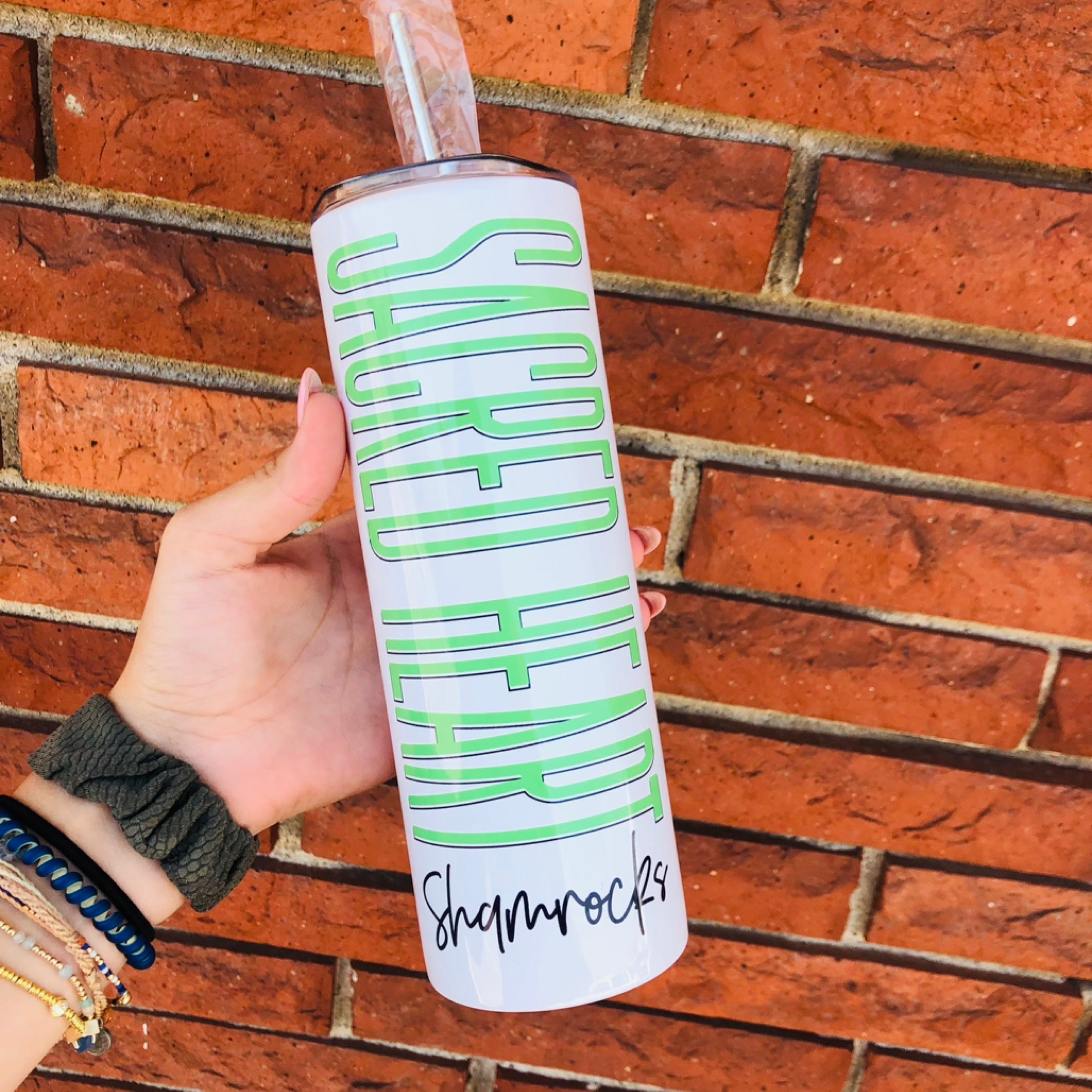 Block Shamrocks 20oz Tumbler