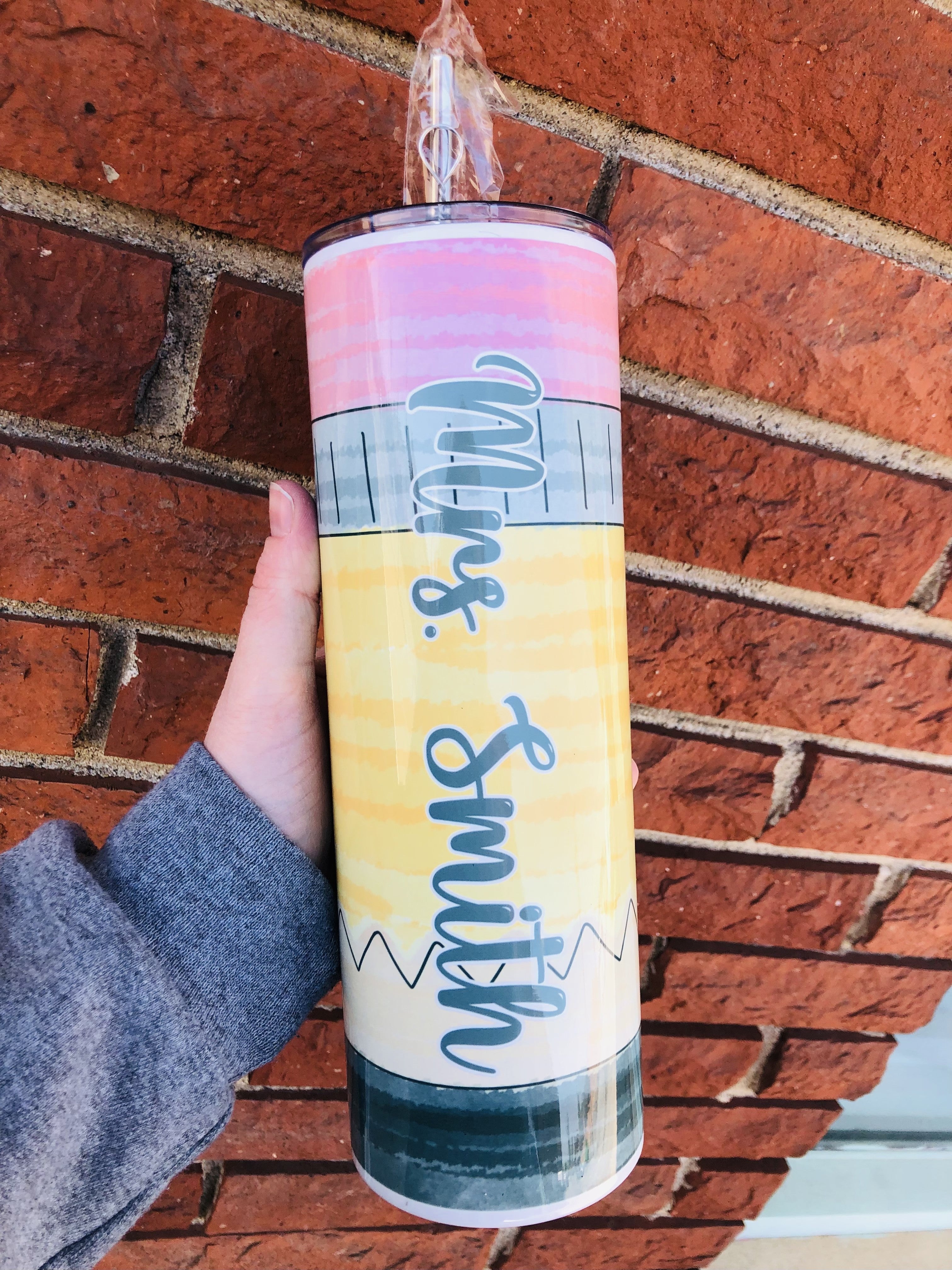 Watercolor Pencil Tumbler