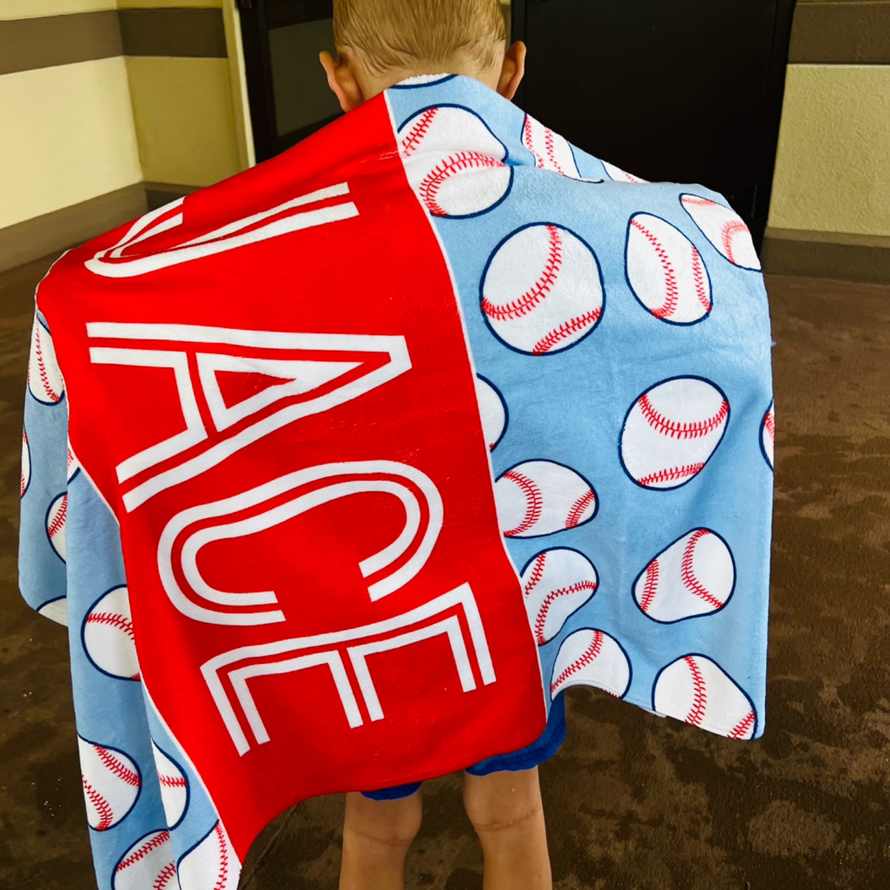 The Beanstalk Boutique Baseball Beach Towel