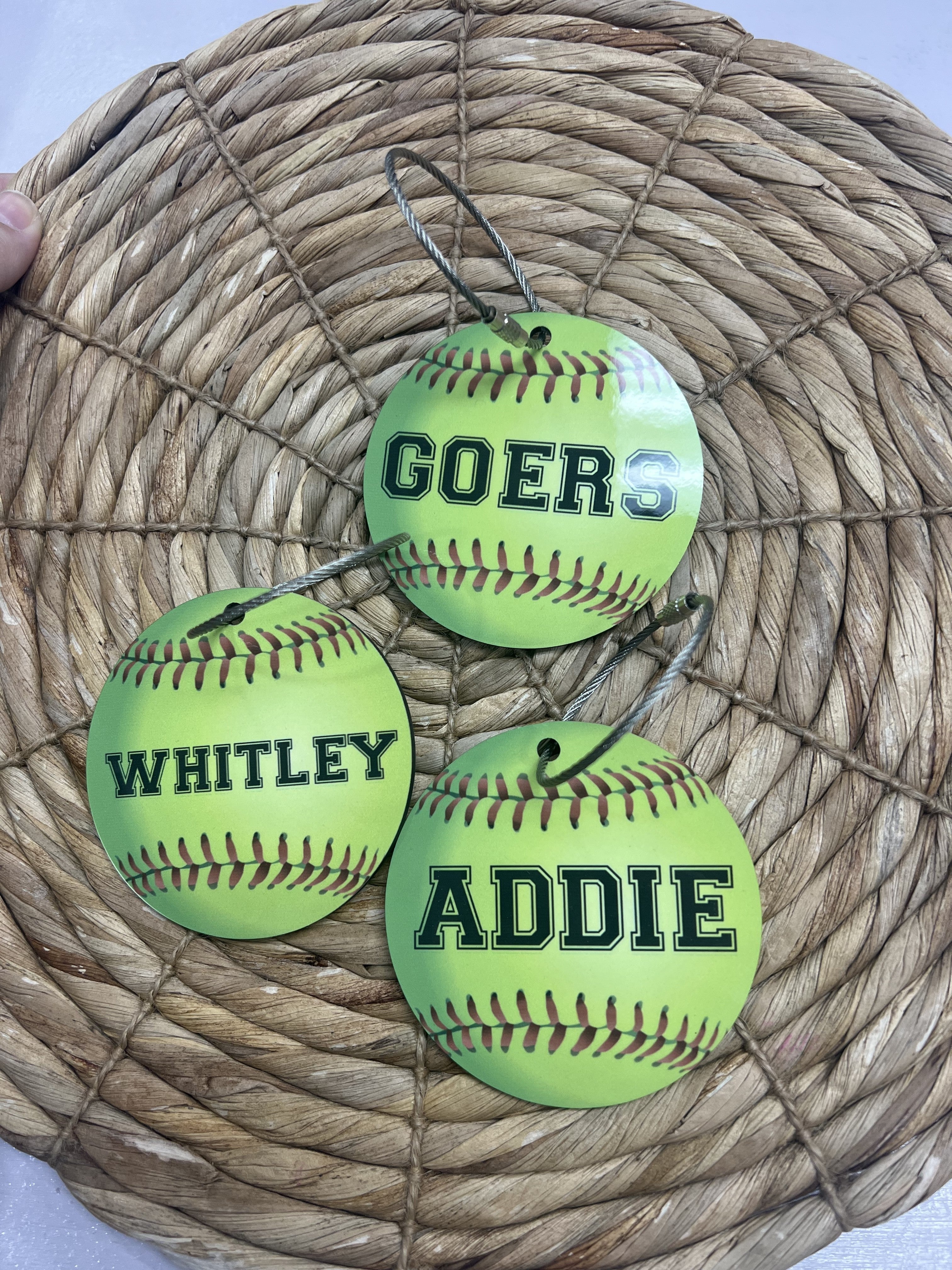 Softball Bag Tag - Thumbnail 2