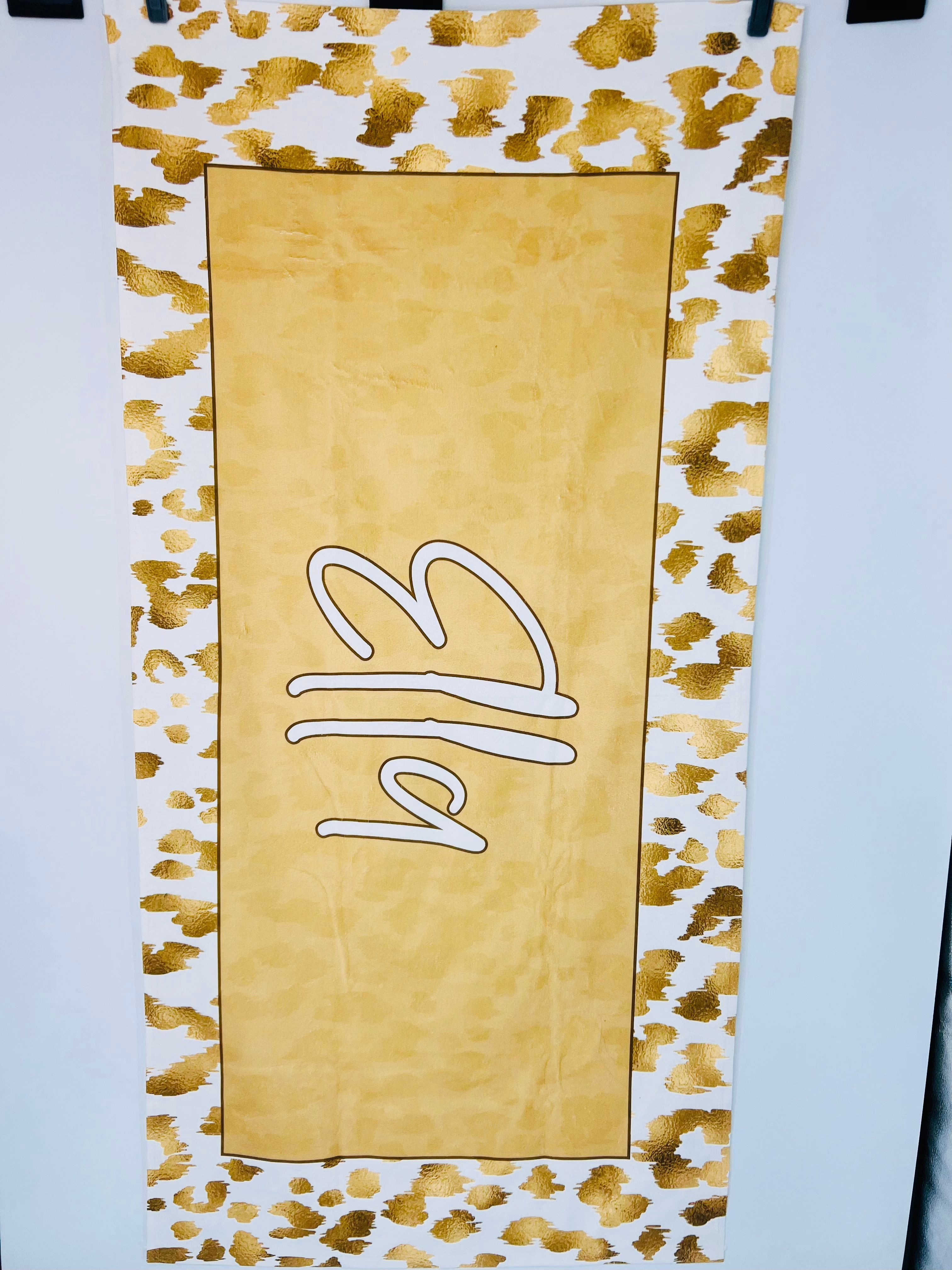 Printed Leopard Beach Towel - Thumbnail 4