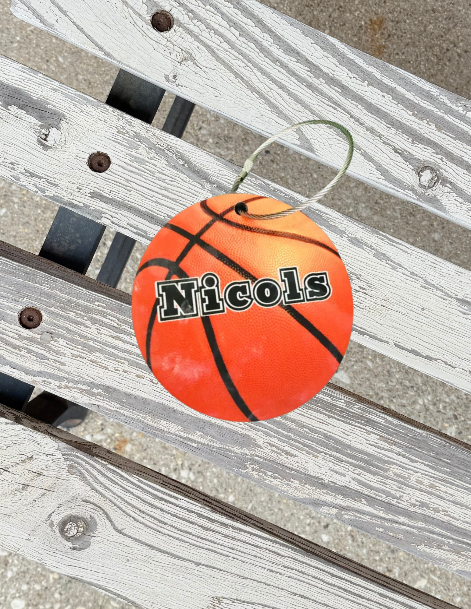 Basketball Bag Tag