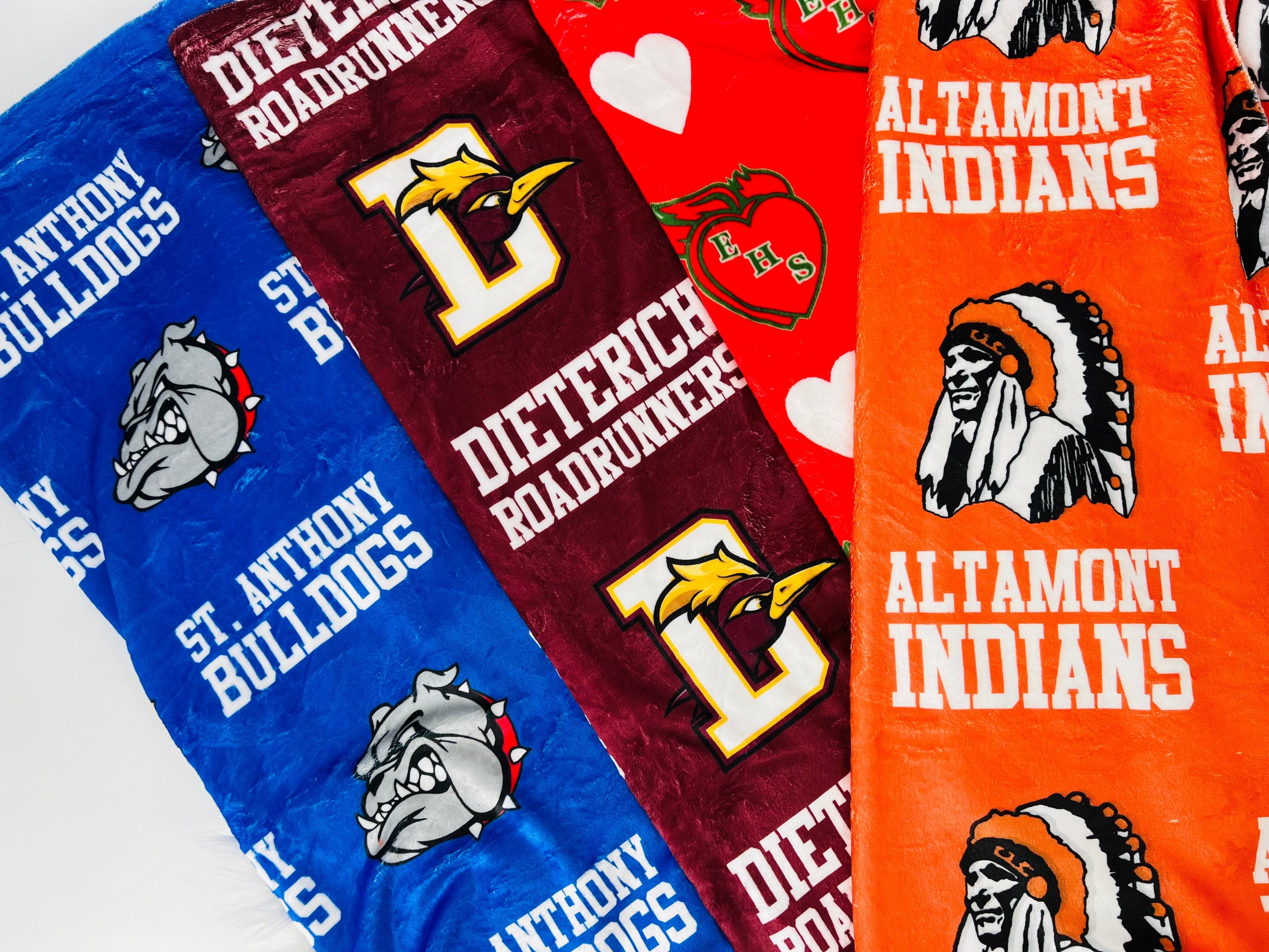 Printed School Mascot Blanket